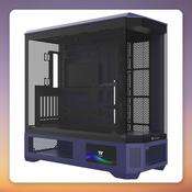 Thermaltake View 600 TG Future Dusk Full-Tower Case, Violet/Black, Tempered Glass image