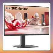 LG 27BA45QB-B 27-inch QHD IPS Monitor, 75 Hz, HDMI, DisplayPort, USB Hub image