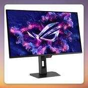 Asus ROG Strix XG27AQDPG 26.5" QD-OLED QHD 500 Hz Gaming Monitor, Black image