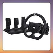 Thermaltake G6 Direct Drive Racing Wheel 6 Nm with Pedals Bundle, Black