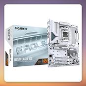 GigaByte B850 EAGLE ICE ATX Motherboard, AM5, AMD B850, DDR5, White image