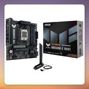 Asus TUF Gaming B850M-E WiFi AM5 Micro-ATX Motherboard, B850, DDR5, Wi-Fi 6E