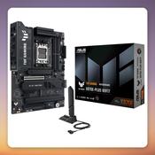 Asus TUF Gaming X870E-Plus WiFi 7 AMD X870E Socket AM5 ATX Motherboard, Black image