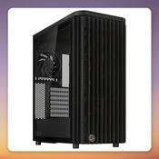 Asus ProArt PA401 Wood Edition ATX Mid-Tower Case, Black/Ash Wood, Tempered Glass