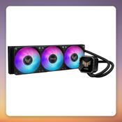 Asus TUF Gaming LC III 360 ARGB LCD 360 mm AIO Liquid Cooler, Black image