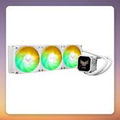 Asus TUF Gaming LC III 360 ARGB LCD 360 mm AIO Liquid Cooler, White image