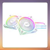 Asus Prime MR120 ARGB Reverse Fan 120 mm, White, 3-Pack image
