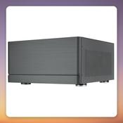 Silverstone Crown 04 HTPC Case (SST-CW04TB), Dark Grey, ATX to SSI-EEB, 48 L