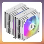 Silentware Titan White 120 mm Dual Tower CPU Cooler, ARGB, 6 Heatpipes