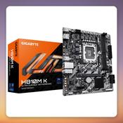 Gigabyte H810M K Micro ATX Motherboard, LGA 1851, Intel H810, DDR5-6400 image