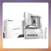 GIGABYTE B850 AORUS STEALTH ICE AM5 ATX Motherboard, White, DDR5, Wi-Fi 7