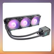 Alphacool Eisbaer Aurora 360 CPU Cooler, 360 mm AIO, Digital RGB, Black
