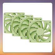 HYTE FA12 120 mm PWM Case Fan, Light Green, 4-Pack image