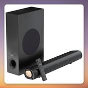 Creative Stage Pro 2.1 Soundbar with Wired Subwoofer, Bluetooth, HDMI, USB-C, Optical, Black image