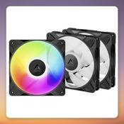 Arctic P14 Pro A-RGB 140 mm PWM Case Fan, Black, 3-Pack