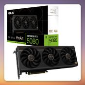 ASUS ProArt GeForce RTX 5080 OC 16 GB GDDR7 Graphics Card, 2.5-Slot image