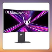 LG UltraGear 39GX900A-B 39" UltraWide WQHD OLED Gaming Monitor, 240 Hz, 800R Curved
