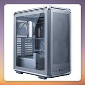 Cooler Master MasterFrame 500 Mesh E-ATX Midi-Tower Case, Silver, Tempered Glass