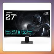 GigaByte GS27FC2 27" Full HD 240 Hz Curved VA Gaming Monitor, 1 ms image
