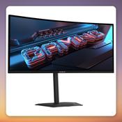 GigaByte GS34WQCA 34" WQHD Curved Gaming Monitor, 120 Hz, VA, 1500R, FreeSync Premium image