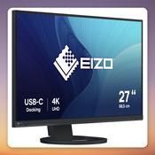 Eizo FlexScan EV2740S 27-Inch 4K IPS Monitor, USB-C 70W PD, Black image