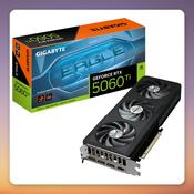 GigaByte GeForce RTX 5060 Ti EAGLE MAX OC 8 GB GDDR7 Graphics Card, WINDFORCE 3X image