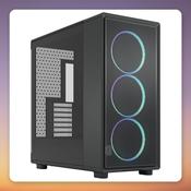 Fractal Design Epoch XL TG RGB Light Tint E-ATX Mid Tower Case, Black