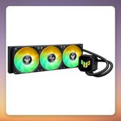 Asus TUF Gaming LC III 360 ARGB 360 mm AIO Liquid CPU Cooler, Black