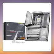 MSI MAG X870E TOMAHAWK MAX WIFI PZ AM5 ATX Motherboard, White, Wi-Fi 7, DDR5 image