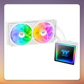 Thermaltake TH240 V3 ARGB Sync 240 mm AIO Liquid Cooler, White, Snow Edition
