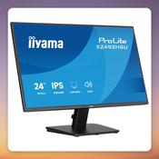 Iiyama ProLite X2492HSU-B1 24" Full HD IPS Monitor, 120 Hz, USB Hub