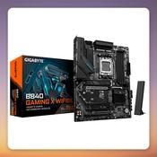 Gigabyte B840 Gaming X WiFi 6E AM5 ATX Motherboard, DDR5, 3x M.2, 2.5GbE