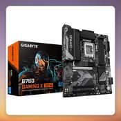 Gigabyte B760 Gaming X GEN5 ATX Motherboard, LGA 1700, DDR5, PCIe 5.0 x16, 2.5GbE image