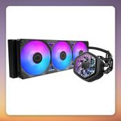 Cooler Master MasterLiquid 360 Atmos II VRM Fan 360 mm ARGB AIO Liquid Cooler, Black image