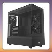 Thermaltake Pureline 270 Mid-Tower Case, Black, Dual Tempered Glass