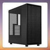 Fractal Design North Momentum Edition ATX Mid-Tower Case, Black/Charred Oak, Tempered Glass image
