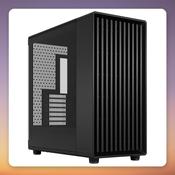 Fractal Design North XL Momentum Edition E-ATX Mid-Tower Case, Black/Charred Oak, Tempered Glass
