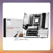 MSI PRO B850M-A WIFI PZ AM5 mATX Motherboard, DDR5, Wi-Fi 7, 5G LAN