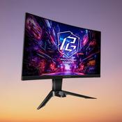 Asrock 27-Inch QHD Curved Gaming Monitor image