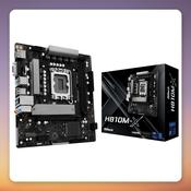 ASRock H810M-X LGA 1851 Micro-ATX Motherboard, Intel H810, DDR5-6400, 2.5 GbE