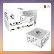 ASRock Steel Legend SL-1000GW 1000W 80 PLUS Gold Fully Modular PSU, White image