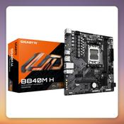 Gigabyte B840M H AM5 Micro ATX Motherboard, DDR5, PCIe 4.0 M.2, Gigabit LAN image