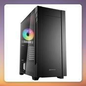 Sharkoon S25-W2 ARGB Midi-Tower Case, Black, Tempered Glass, E-ATX (2026)
