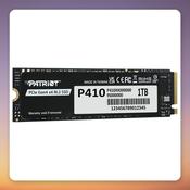 Patriot P410 1 TB NVMe SSD, PCIe 4.0 x4, M.2 2280, 5,000 MB/s image