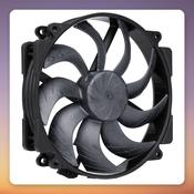 Noctua NF-A14x25r G2 PWM chromax.black 140 mm Case Fan, Black