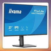 Iiyama ProLite XB2796QSC-B1 27" QHD IPS Monitor, 75 Hz, USB-C 65W PD, Black image