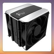 Cooler Master V4 ALPHA 3DHP 120 mm Single Tower CPU Air Cooler, Black/Silver