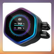Cooler Master Flex-Kit LCD 2.1" 480x480 Display for MasterLiquid Atmos II, Black