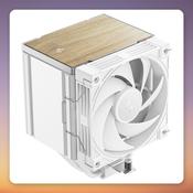 Deepcool AK500 G2 WH 120 mm Single Tower CPU Cooler, White/Wood