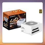 GigaByte GP-UD1000GM PG5 V2 ICE 1000W 80 PLUS Gold Fully Modular PSU, White image